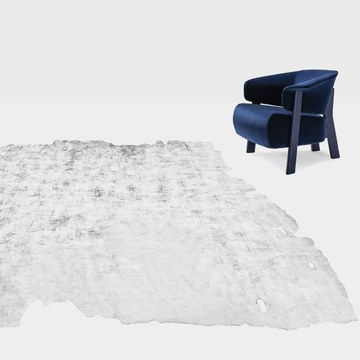 UUMAA SILVER EDIT - Handmade rug by HENZEL STUDIO - view 3